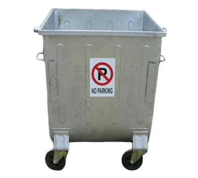 سطل زباله پارکی فلزی شهری
